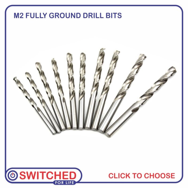 Drill Bit M2 Fully Ground Switched For Life