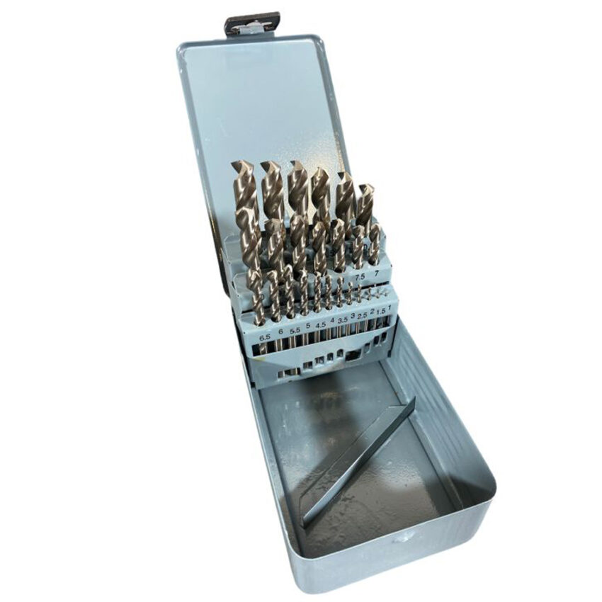 Image of Drill bits in open box